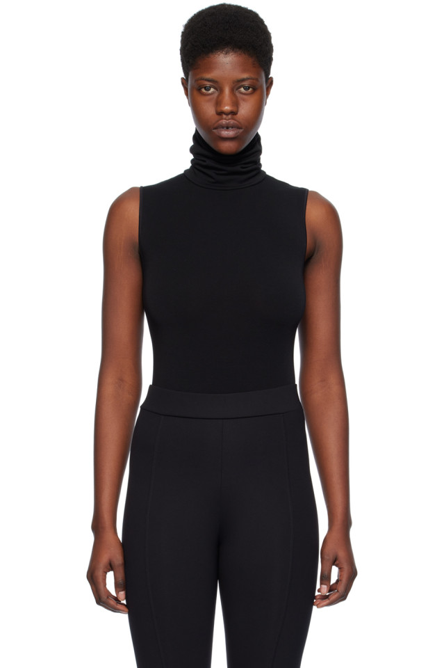 

Стринговый боди Wolford, черный