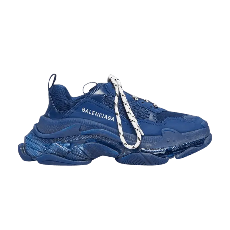 Кроссовки Balenciaga Balenciaga Wmns Triple S 'Clear Sole - Navy', синий