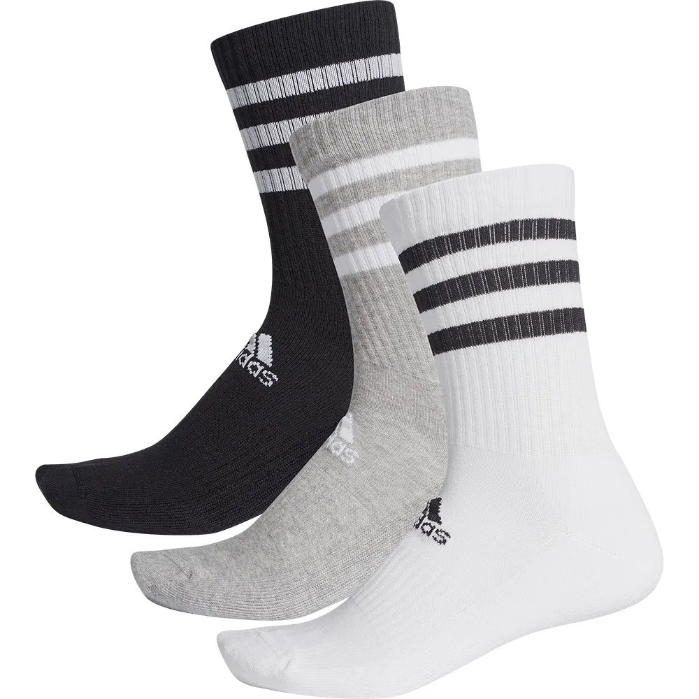 

Носки adidas 3 Stripes Cushioned Crew 3 pairs, разноцветный