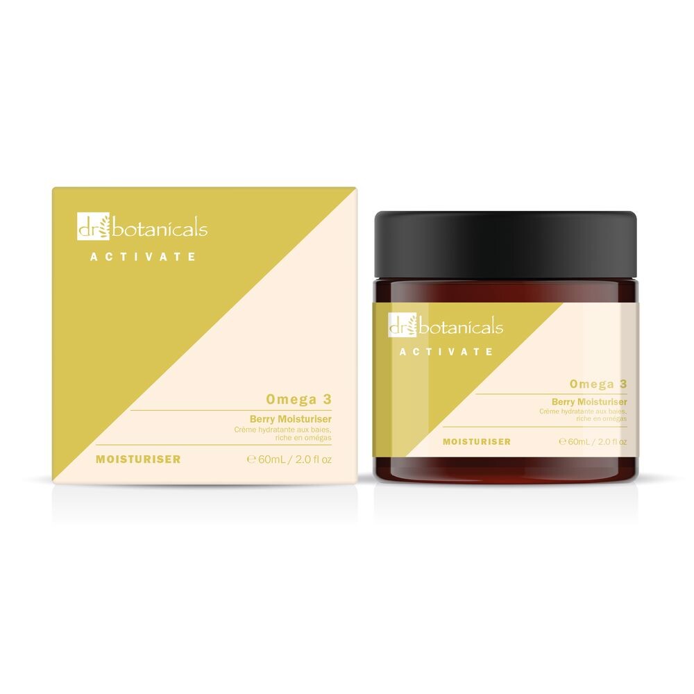 

Увлажняющий крем для ухода за лицом Hidratante de bayas con omega 3 y magnesio Dr. botanicals, 60 мл