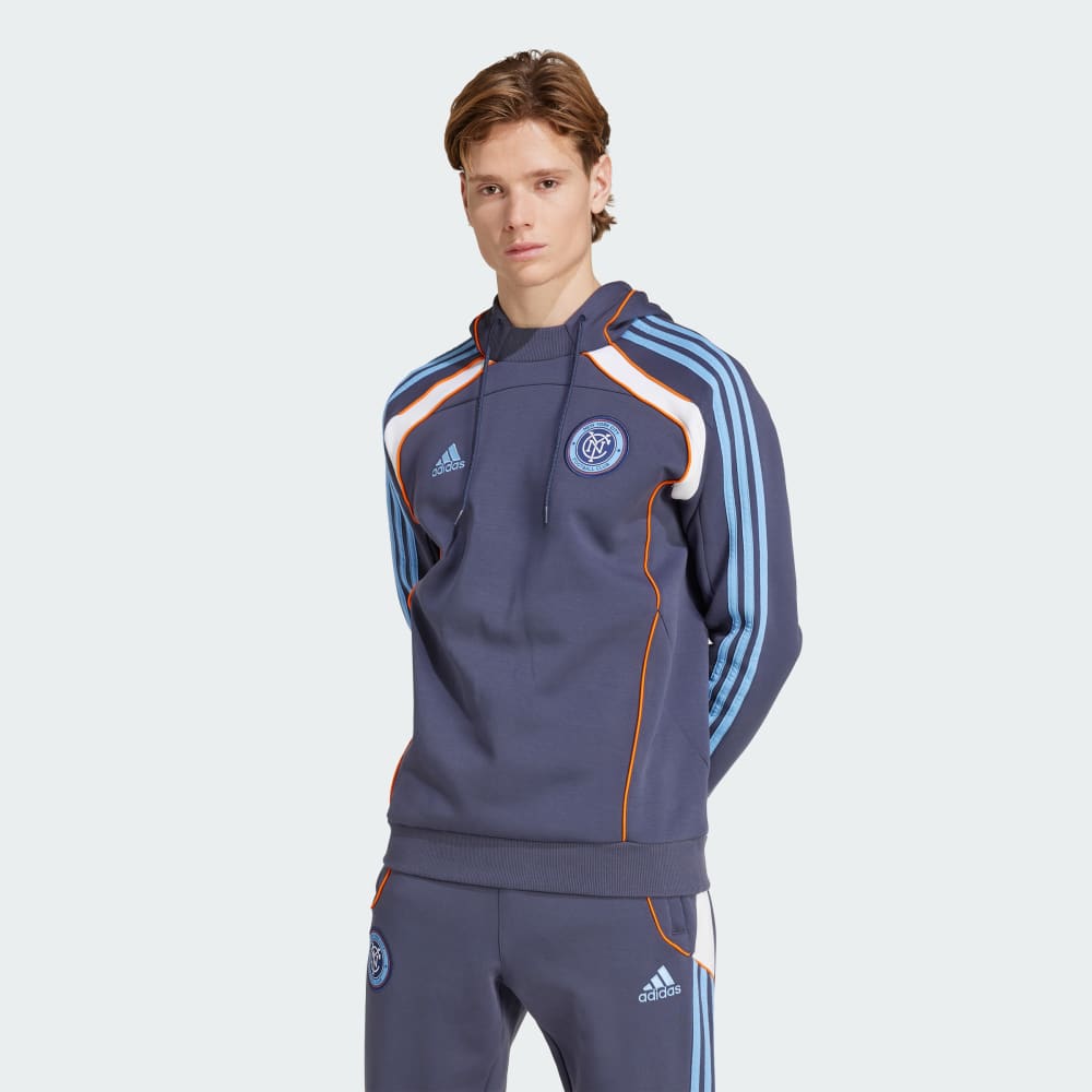 

Спортивное худи Adidas New York City FC UBP Travel Hoodie, цвет Shadow Navy