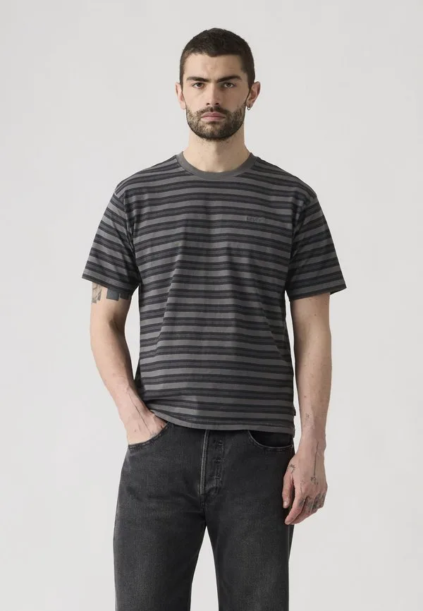 Футболка с винтажным принтом Levi'S, Rheem Overdye Stripe Smoked Pearl Overdye