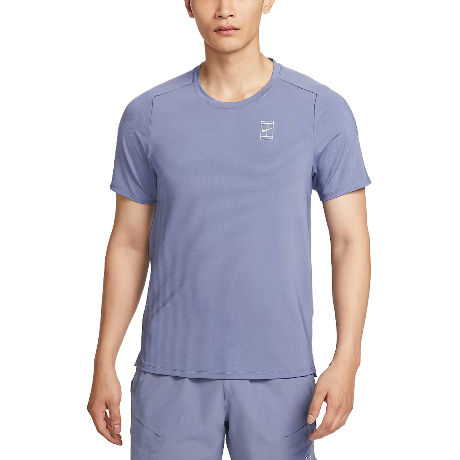 

Мужская теннисная футболка Court Advantage Dri FIT Nike, фиолетовый