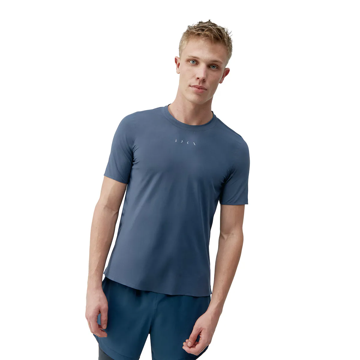 

Seo Born Living Yoga Мужская футболка, цвет Azul denim