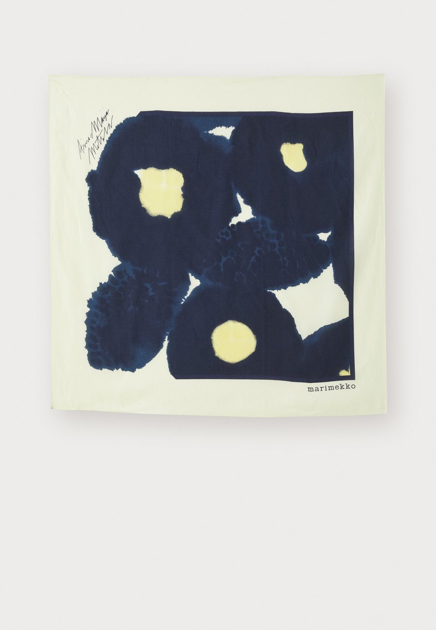 

Шарф Marimekko KESKIÖ KEHÄKUKKA UNISEX, Light Yellow/Dark Blue/Multi-Coloured
