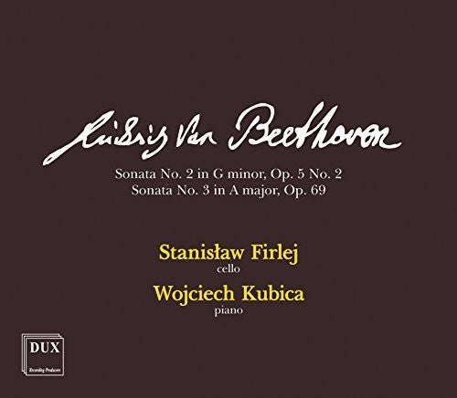 

CD диск Beethoven / Firlej / Kubica: Cello Sonatas 2 & 3