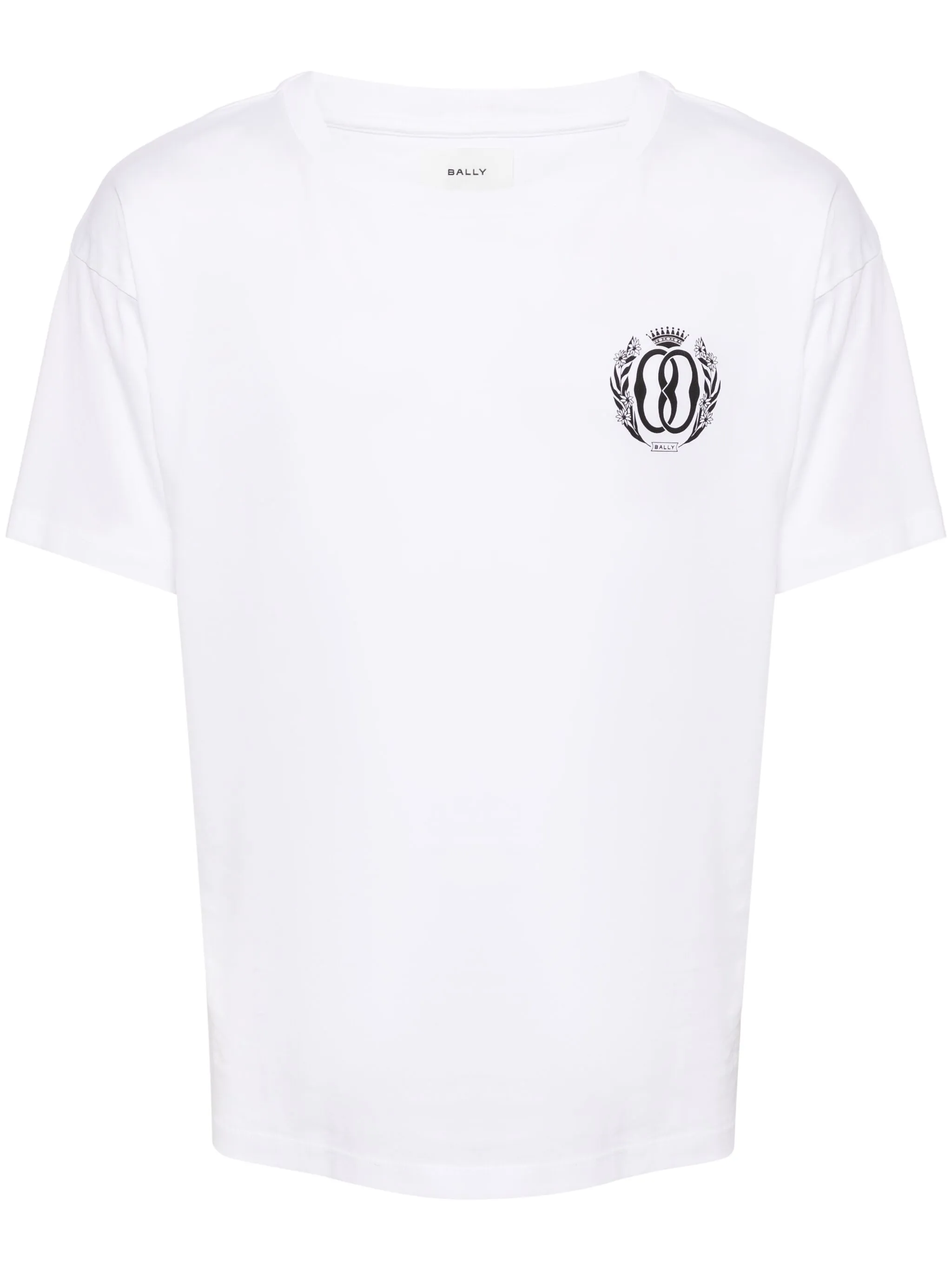 

Футболка из органического хлопка с логотипом Bally, белый