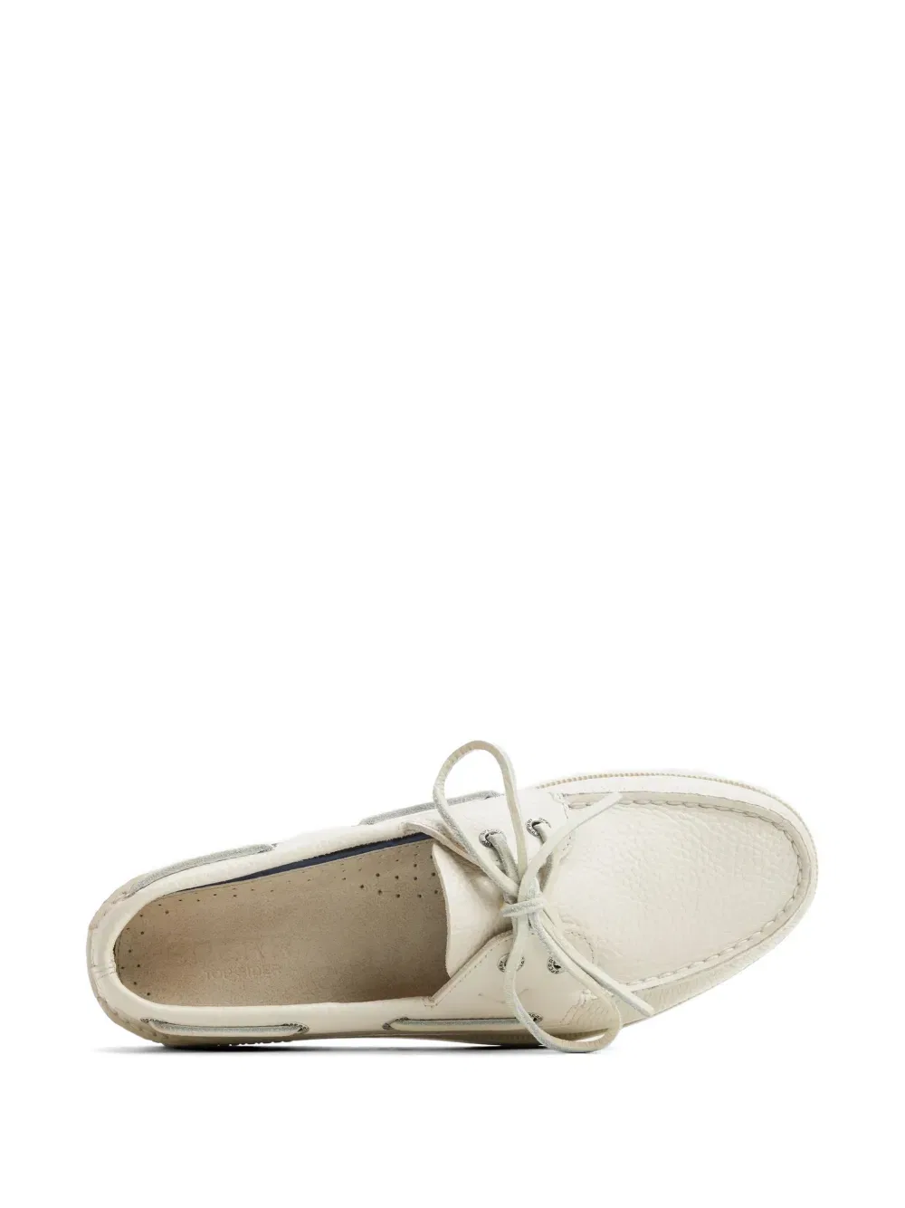 Кожаные лодочные туфли Sperry Fortela, белый — фото 4