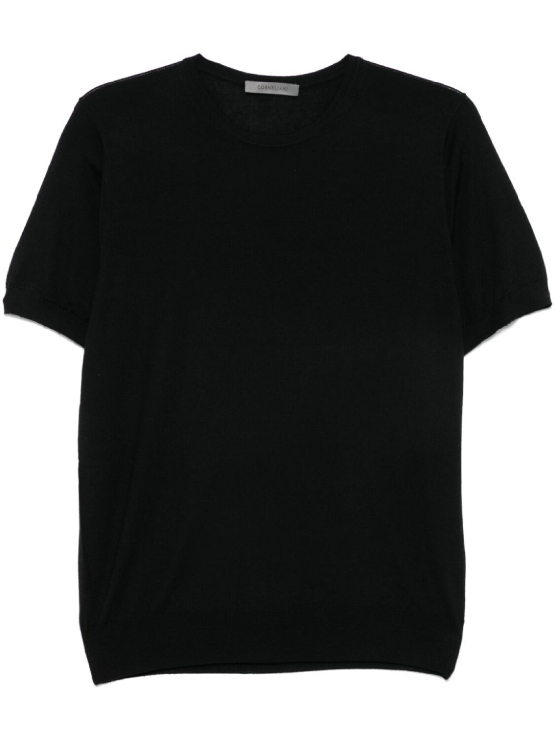 

Футболка тонкой вязки Corneliani, черный