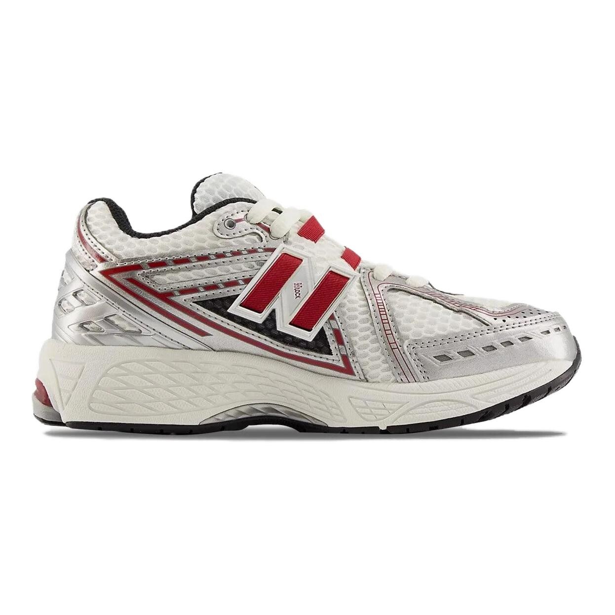 Кроссовки New Balance 1906 Kids Lifestyle Shoes Kids Low-top White, Red, Silver, красный — фото 2