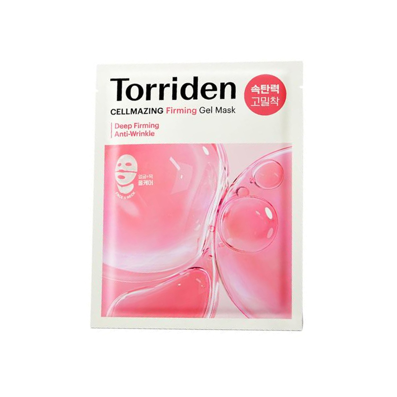 Маска для лица Torriden — Peach Ruby Collagen Egg White Gel увлажняющая /уп — фото 2