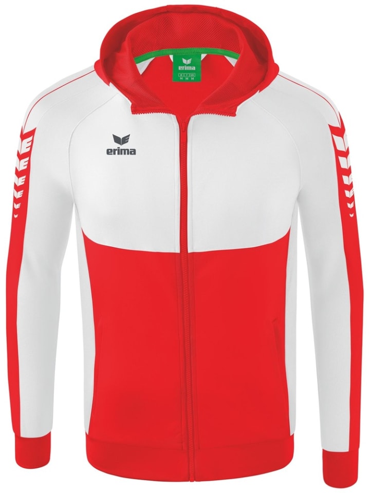 

Спортивная куртка Six Wings Trainingsjacke Mit Kapuze erima, красный