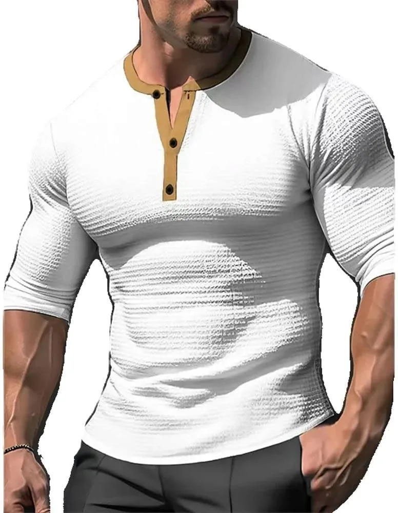 

Футболка мужская Crewneck для спорта, облегающая, дышащая Xingfenly