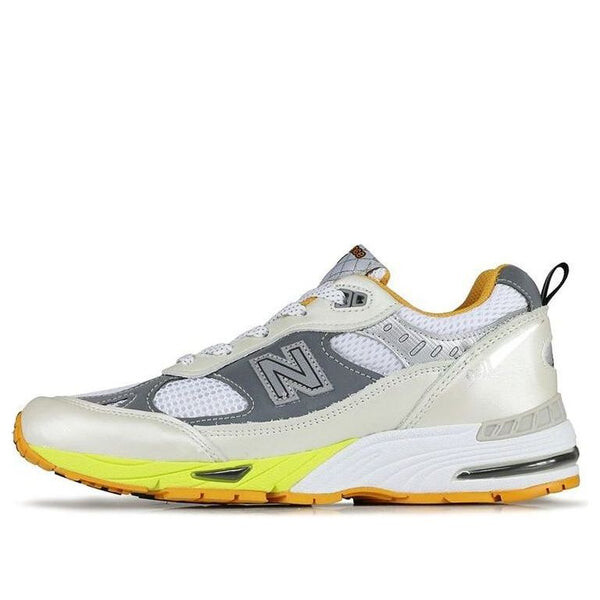 Кроссовки aries x 991 сделано в англии New Balance, белый