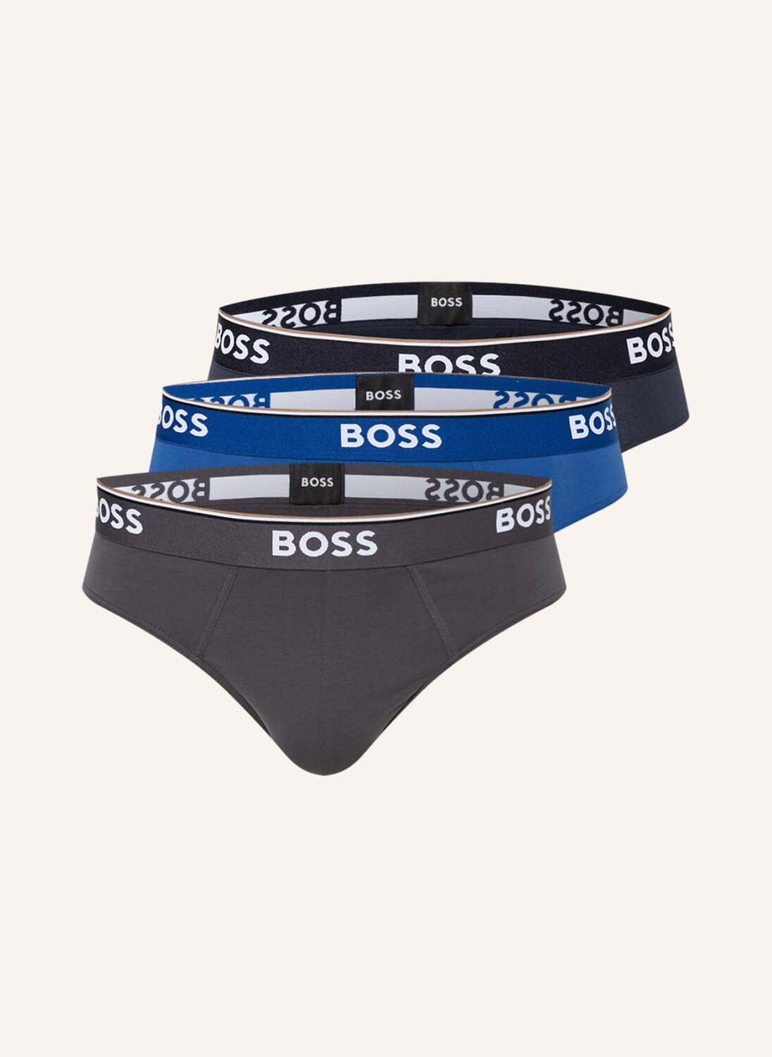 

3 пары трусов Boss, синий