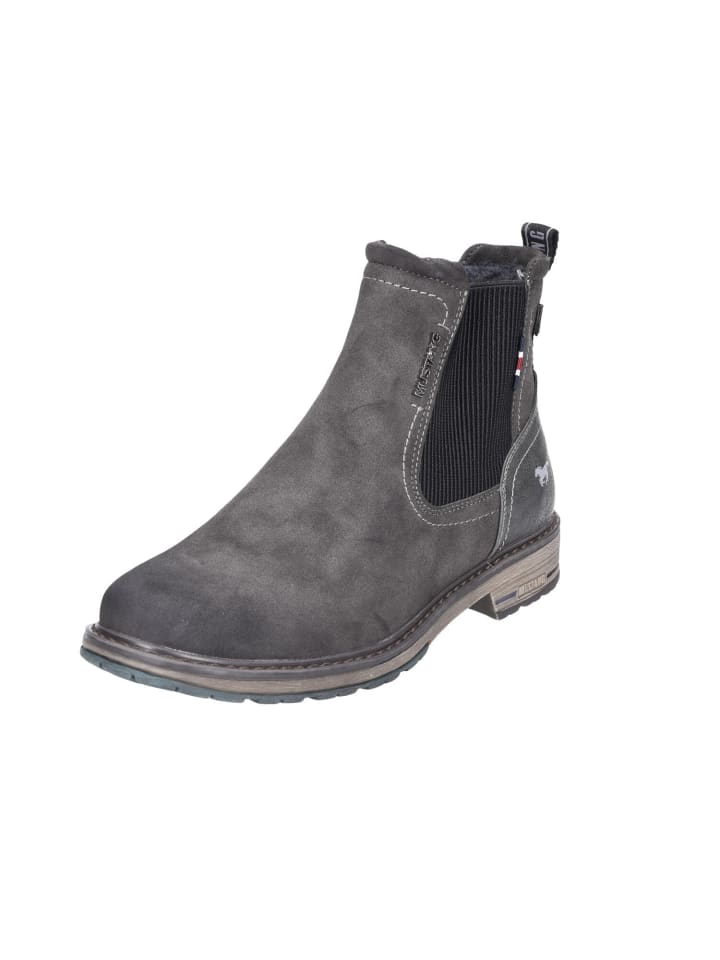 MUSTANG SHOES Серые ботинки — фото 4