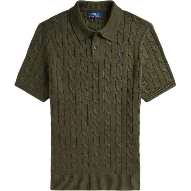 

Polo Ralph Lauren SS25 Вязаный свитер мужской High Mountain Green