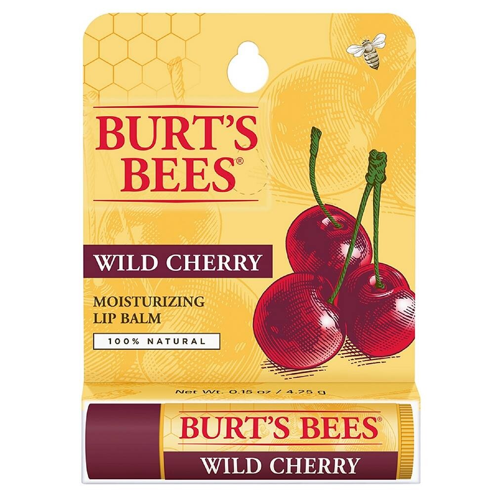 

Бальзам для губ Burt's Bees Wild Cherry, цвет No Color