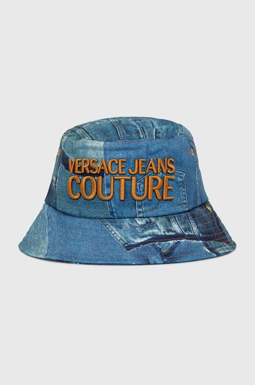 

Хлопчатобумажная шапка Versace Jeans Couture, синий