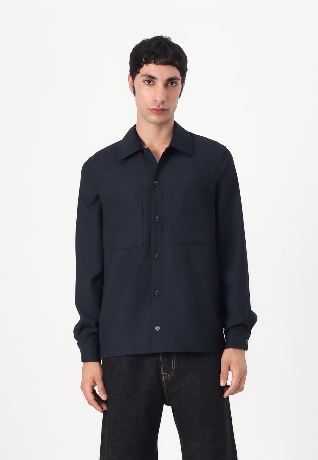 

Рубашка TAKA JO OVERSHIRT Samsøe Samsøe, темно-синий