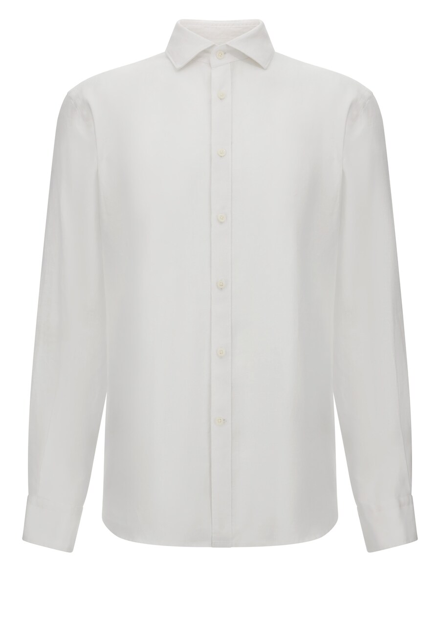 

Рубашка на пуговицах классического кроя Boggi Milano, белый
