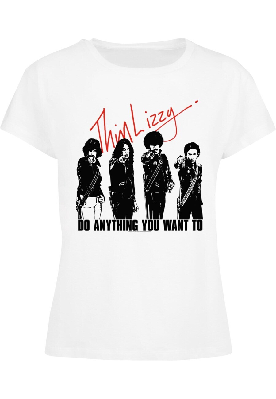 

Футболка Merchcode Shirt Thin Lizzy - Do Anything, белый