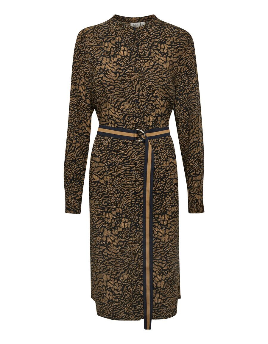 

Платье рубашка SAINT TROPEZ Shirt Dress Palavi, цвет light brown/black