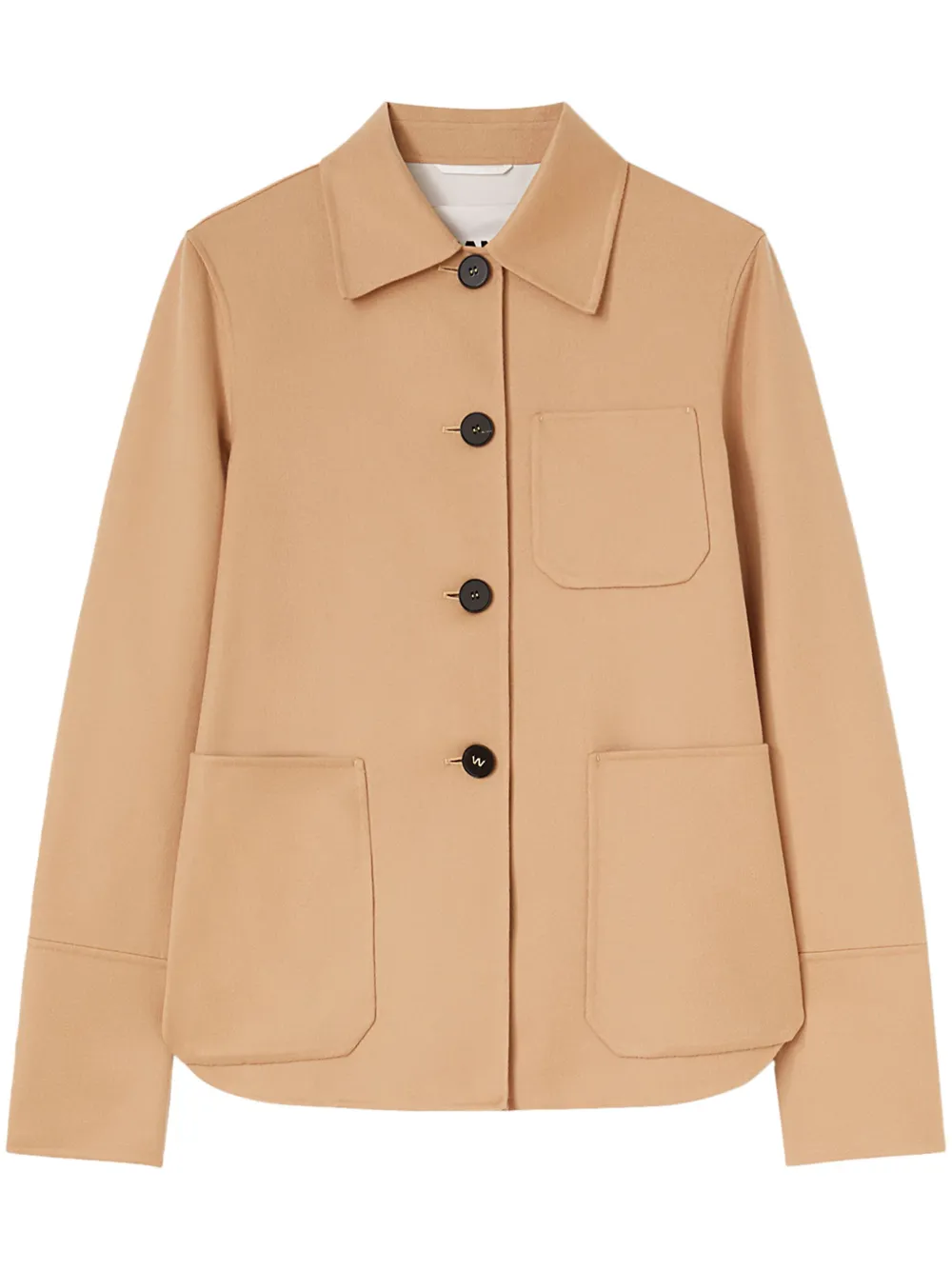 

Кашемировая куртка-рубашка JIL SANDER, коричневый