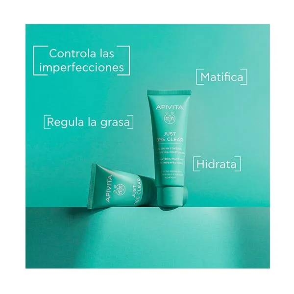 Крем для лица Apivita — Crema Anti-Imperfecciones Just Bee Clear, 40 мл — фото 2