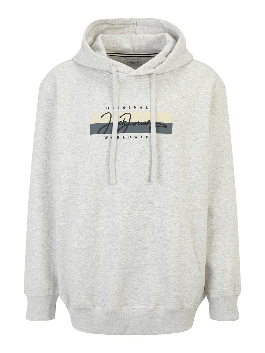 

Толстовка Jack & Jones Plus JORFREDERIKSBERG, цвет mottled white
