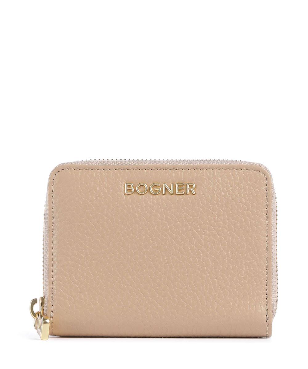 

Wallis Norah RFID кошелек из зернистой коровьей кожи Bogner, коричневый
