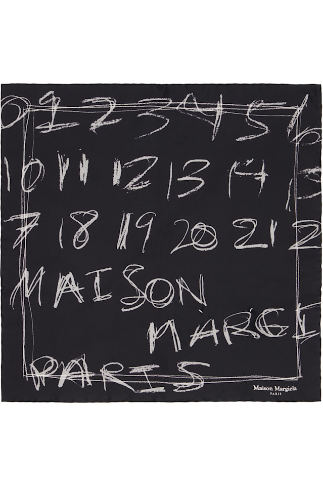 

Шарф-Платок Maison Margiela, черный
