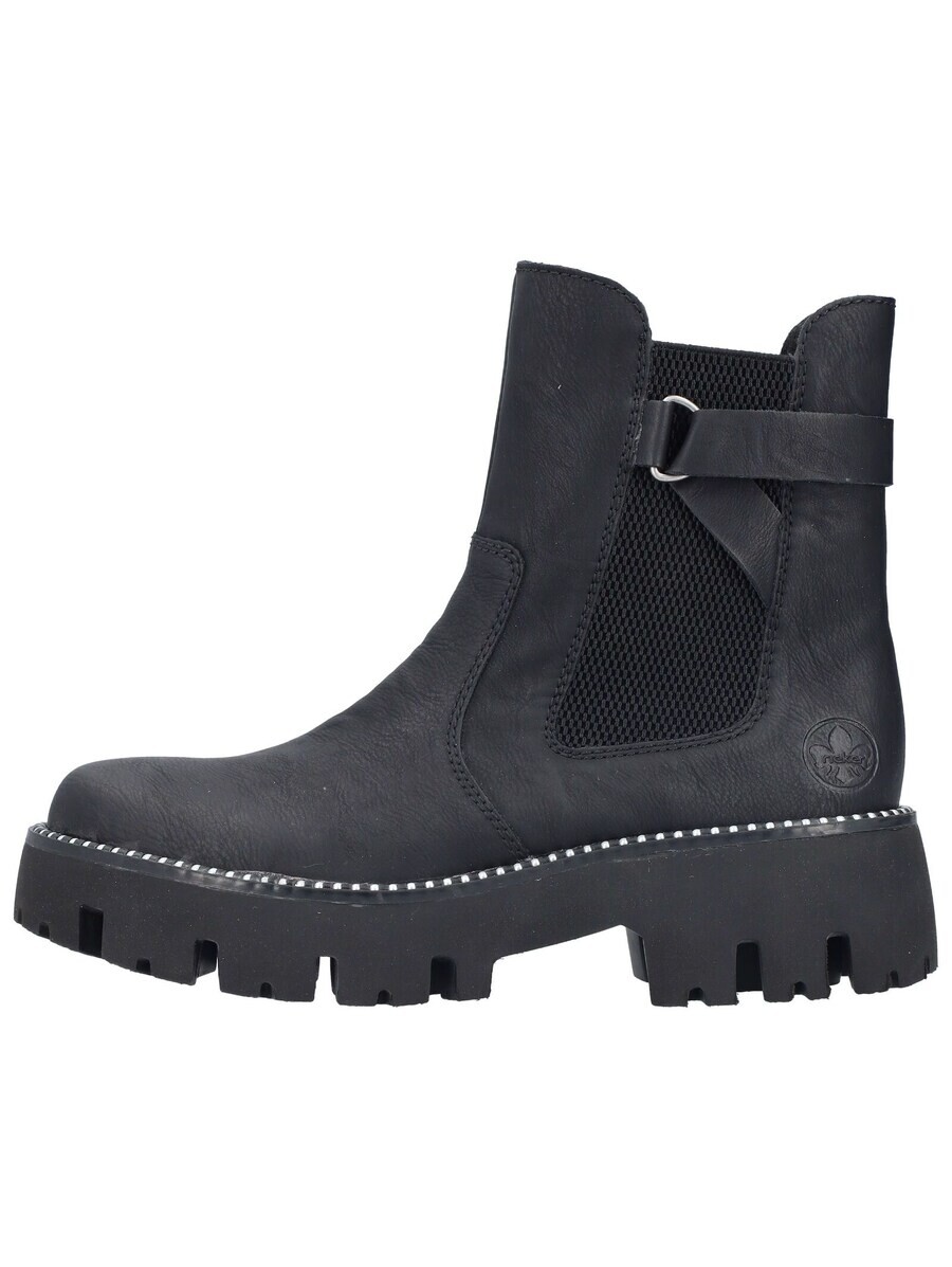 Ботинки женские челси Rieker Chelsea Boots на толстой подошве, черный — фото 2
