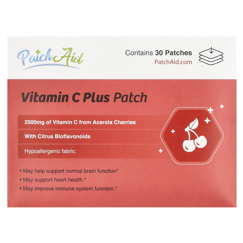 

PatchAid, Патчи с витамином C Plus, 30 шт.
