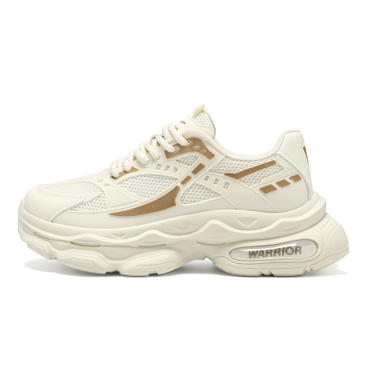 

Низкие, износостойкие, нескользящие, массивные, мужские кроссовки WARRIOR, Beige/Khaki