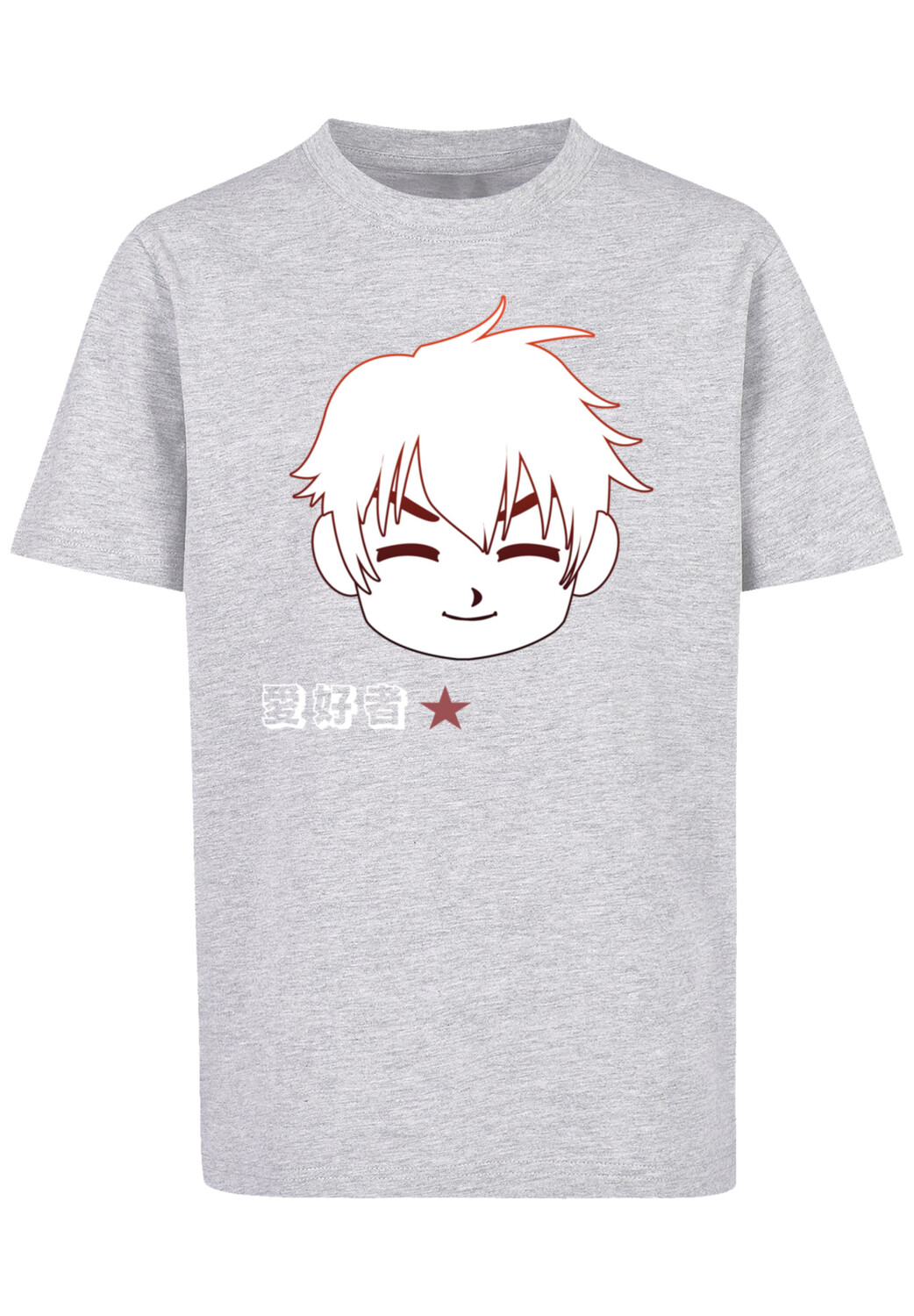

Футболка F4NT4STIC Manga Boy Japan, цвет grau meliert