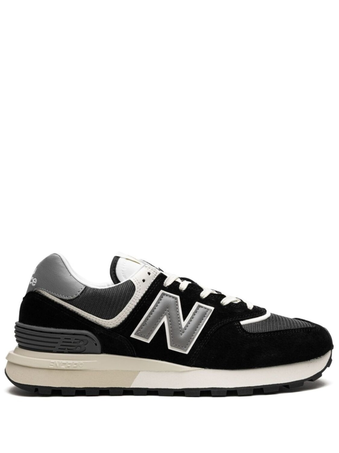

New Balance кроссовки 574 со вставками, черный