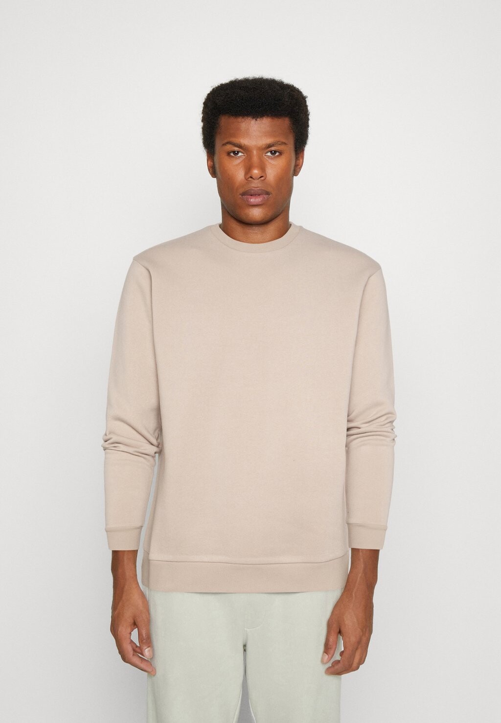 

Толстовка Jack & Jones Jjebradley Crew Noos, лунный луч, Серый, Толстовка Jack & Jones Jjebradley Crew Noos, лунный луч