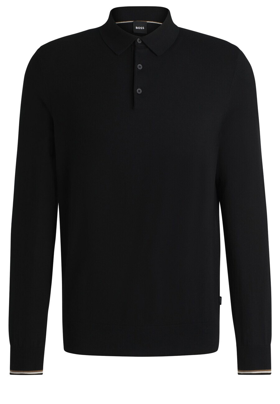 

Свитер с v-образным вырезом BOSS Sweater Gemello, черный
