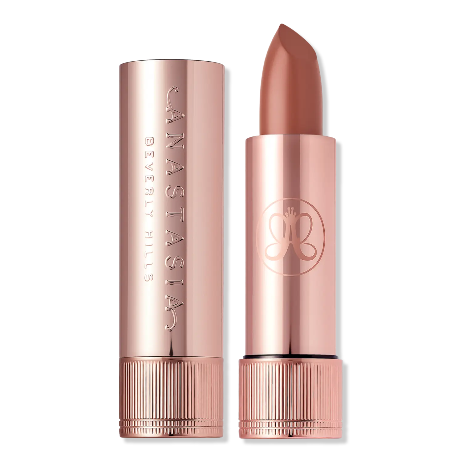 

Матовая и сатиновая бархатная помада с высокой пигментацией Anastasia Beverly Hills, Rose Brown (satin)