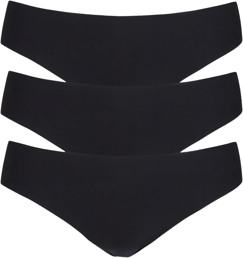 

Стринги Commando Butter Mid-Rise Thong 3-Pack GP201, черный