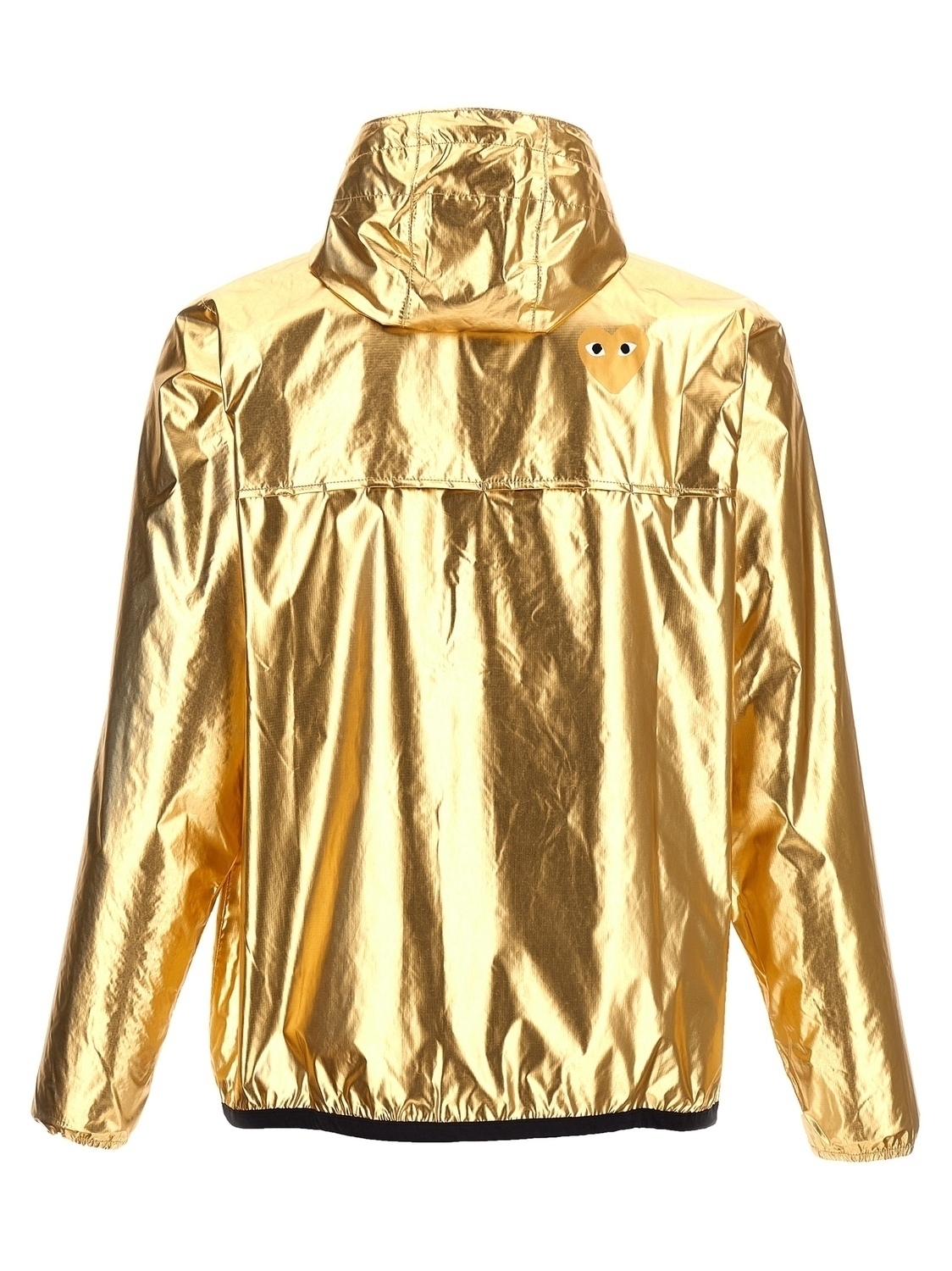 Куртка Comme Des Garçons Play x K-Way Comme Des Garçons Play, золото — фото 2