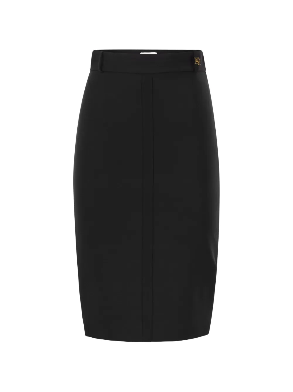 

Юбка миди с логотипом Elisabetta Franchi, черный