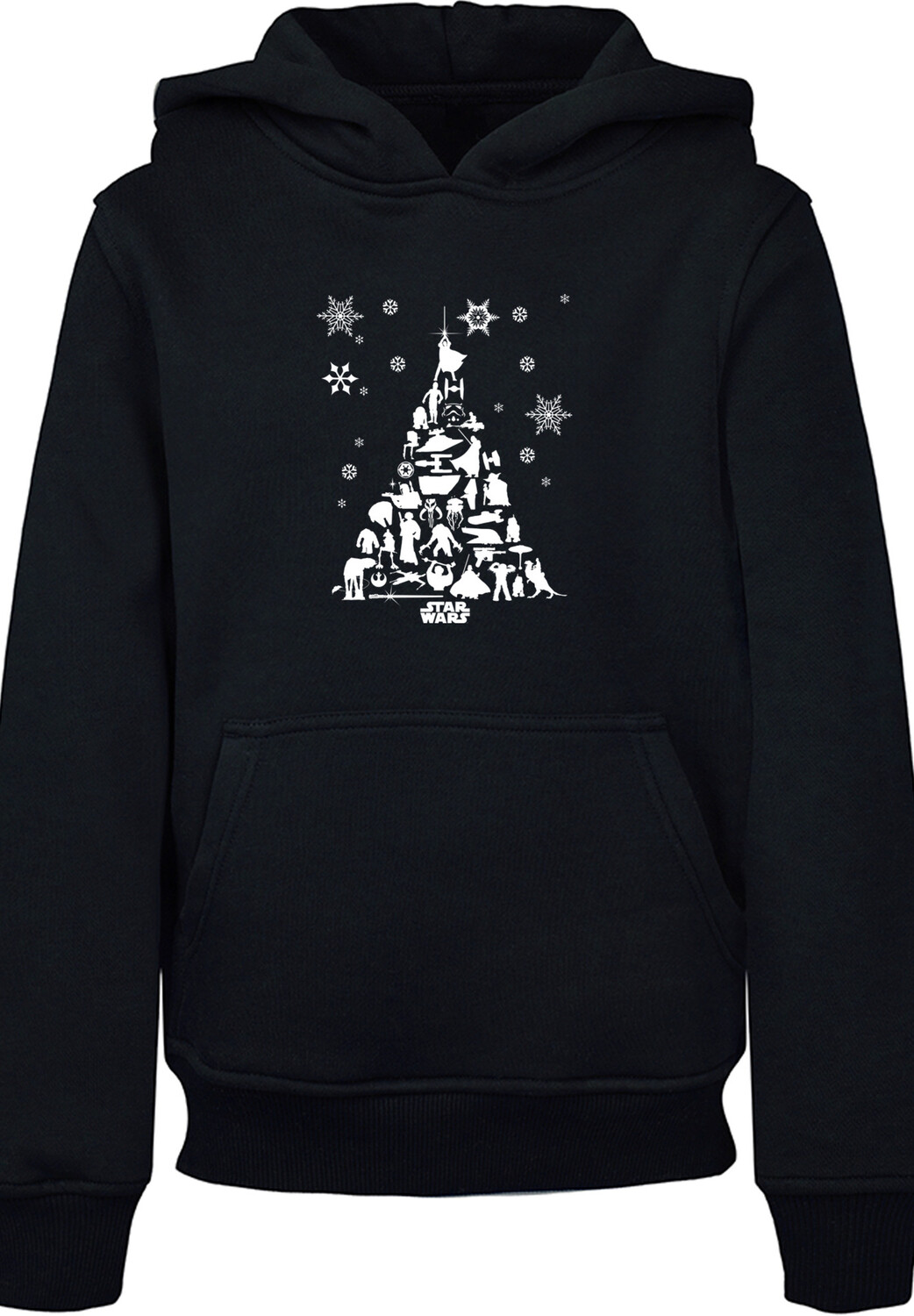 

Пуловер F4NT4STIC Hoodie Star Wars Christmas Weihnachtsbaum, черный
