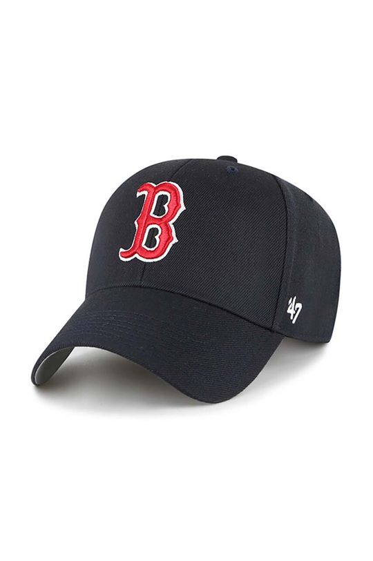 

Бейсболка Boston Red Sox из смесовой шерсти 47 brand, темно-синий