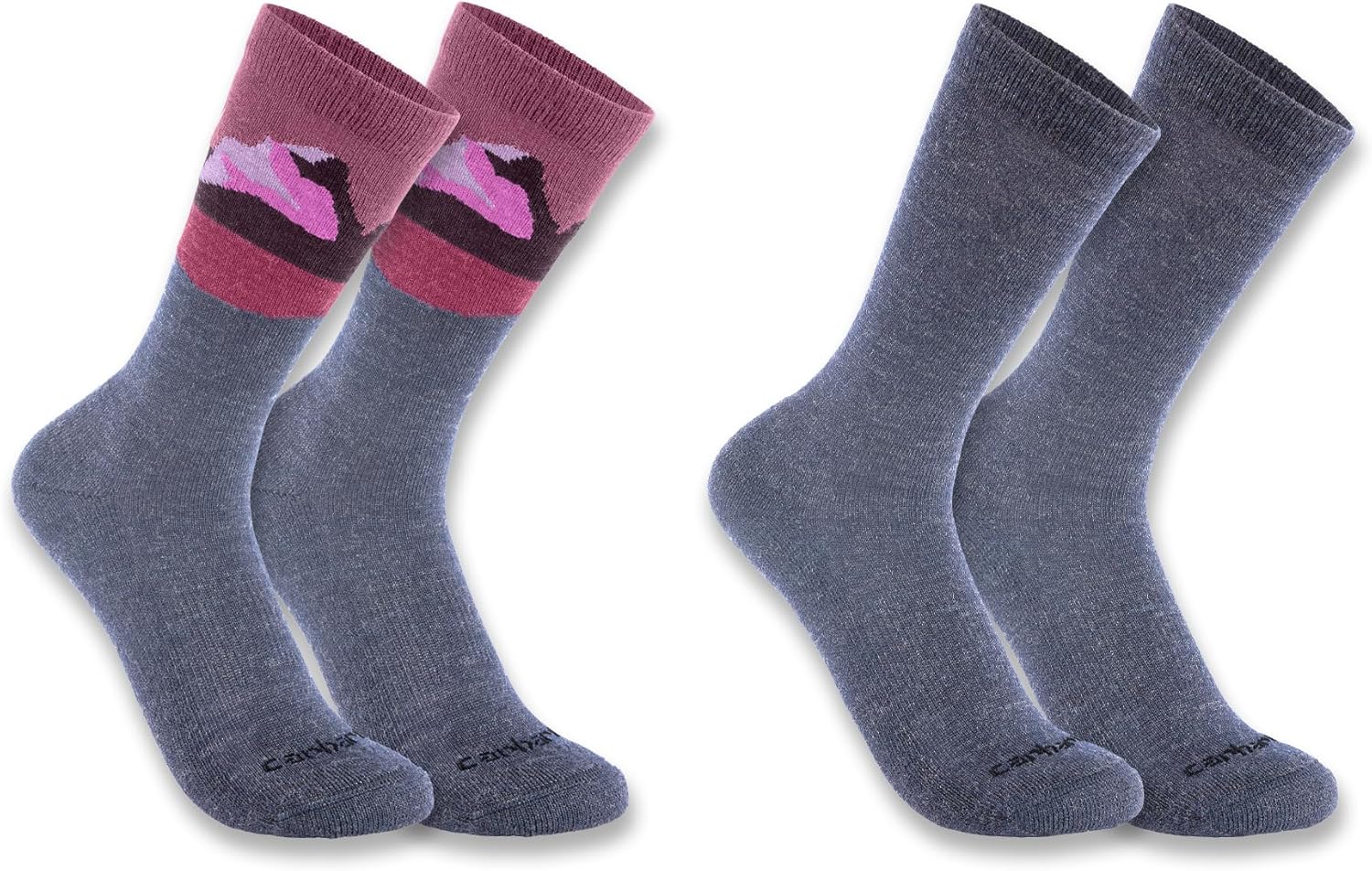 

Носки Carhartt Women's SC9592W Women's Midweight Synthetic-Wool Blend Mountain Crew S, Navy