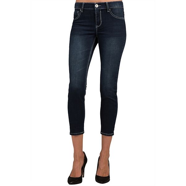 

Скинни джинсы кроп премиум из стрейч денима Miss Halladay, Dark Blue