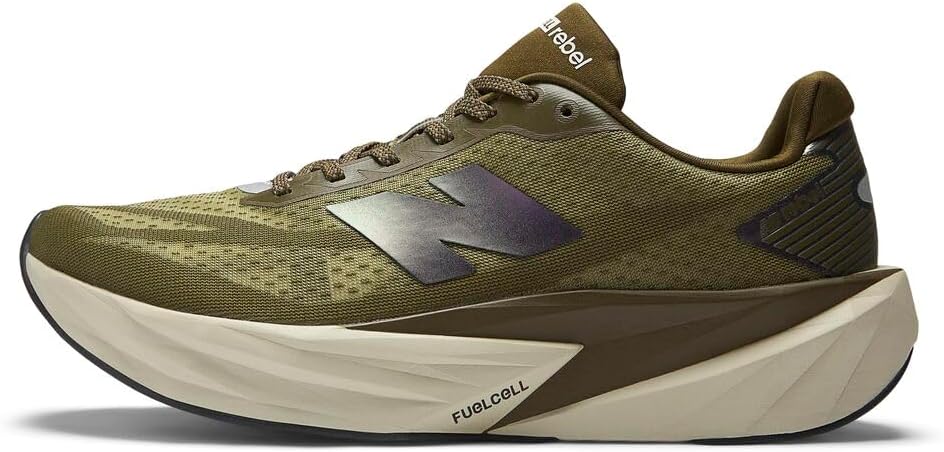 Кроссовки New Balance мужские FuelCell Rebel V5, Woodland/Shipyard/Silver Metallic — фото 2