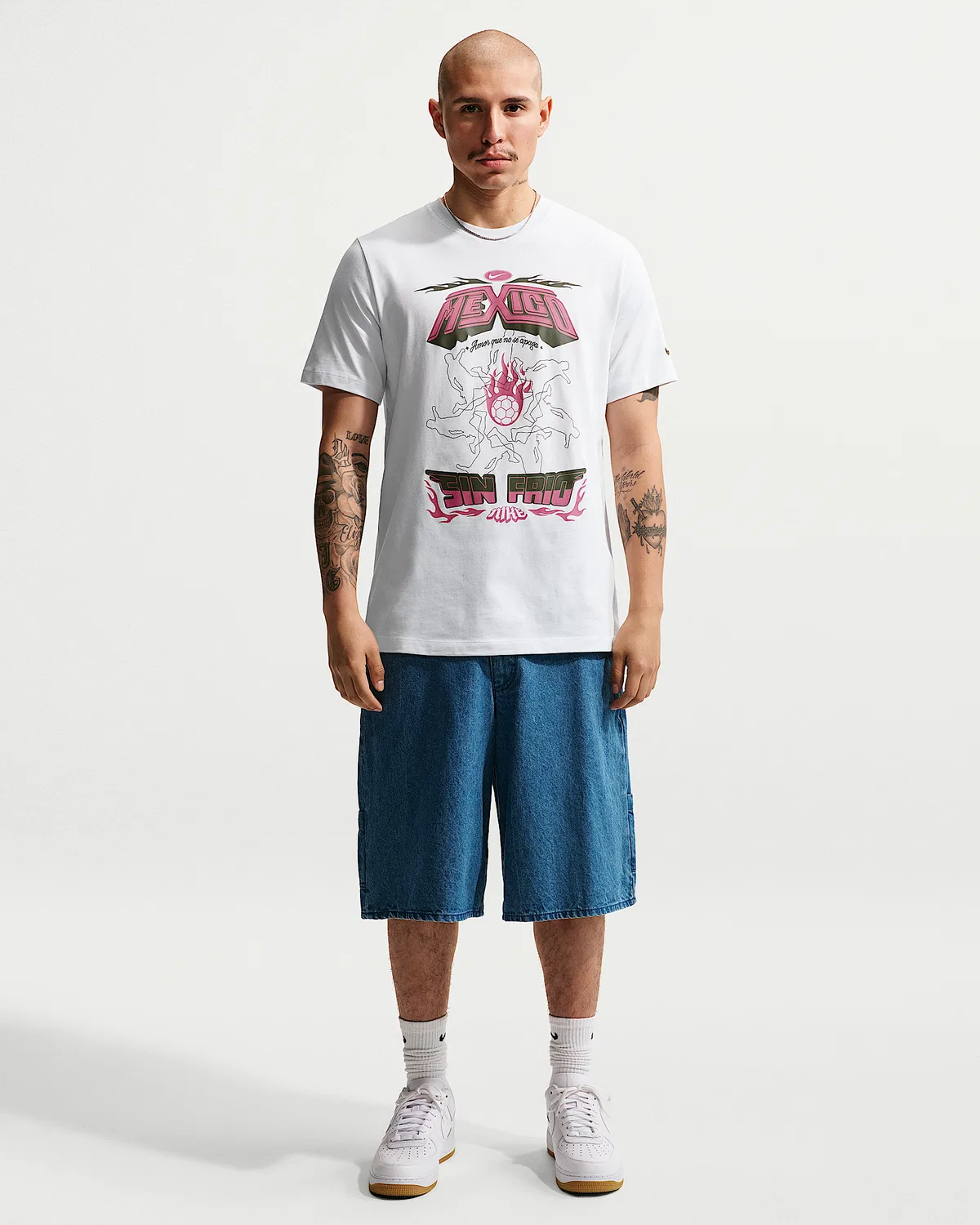 Мужская футболка Nike Sportswear, Off White — фото 4