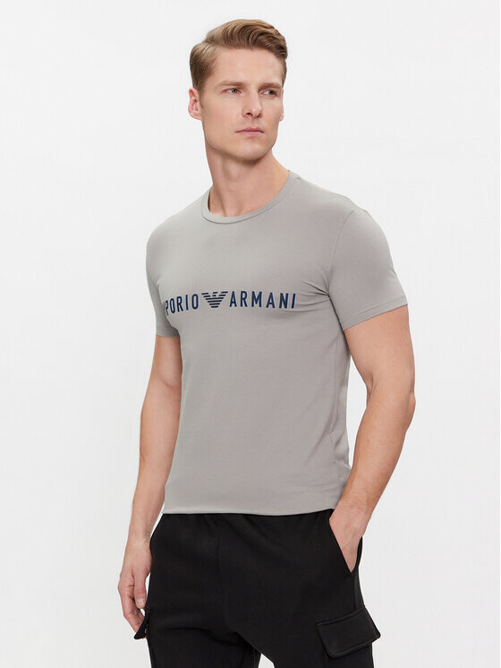 

Футболка стандартного кроя Emporio Armani Underwear, серый